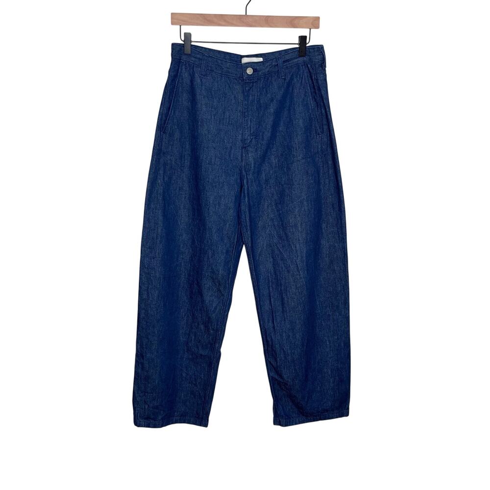 COS Wide Leg Jeans Women’s 8 Blue High Rise Denim Pants - Picture 1 of 11